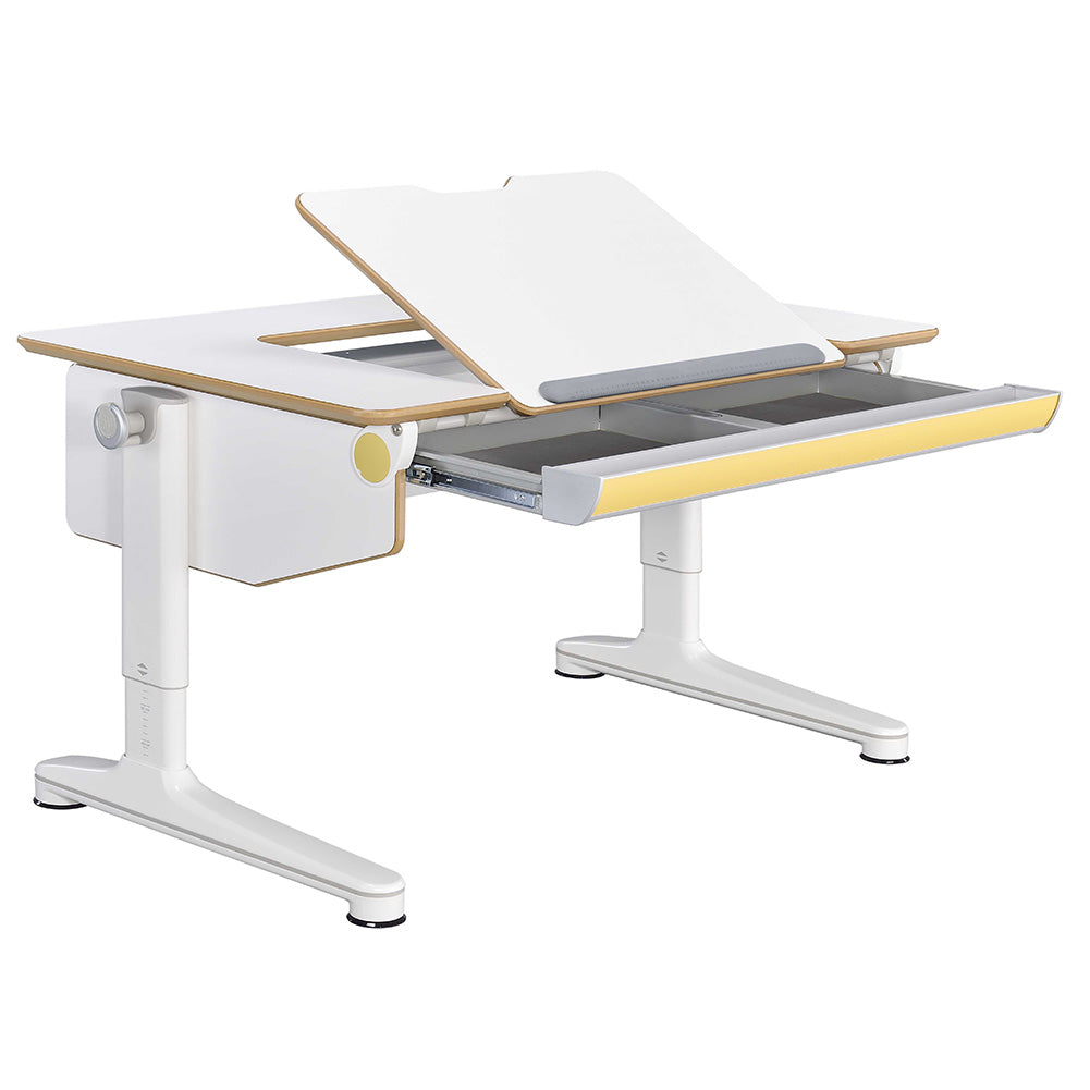 SingBee U-Shaped Desk with Boodshelf