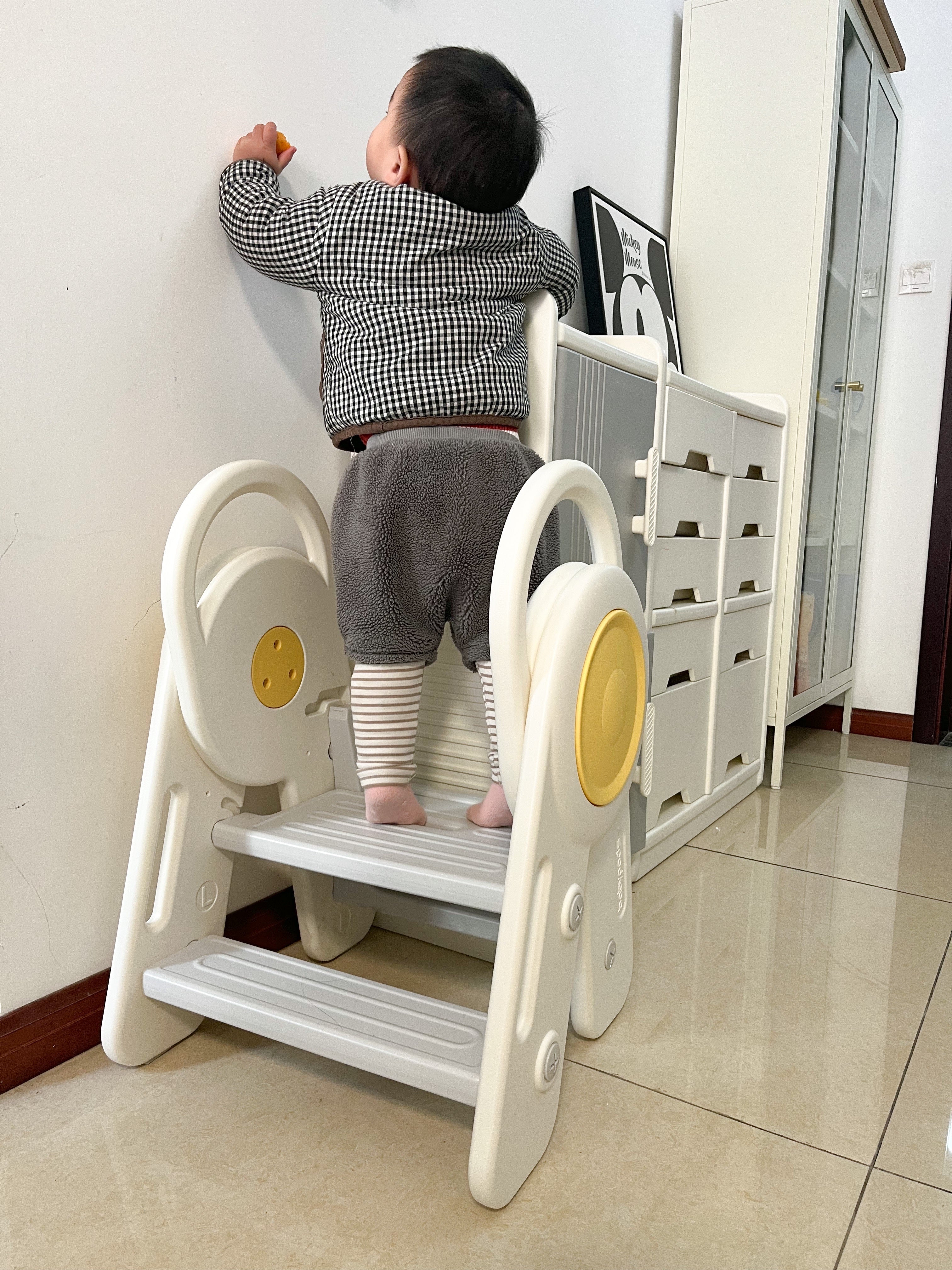 Kids Foldable 2 or 3 Steps Stool Ladder for Toilet Potty Training
