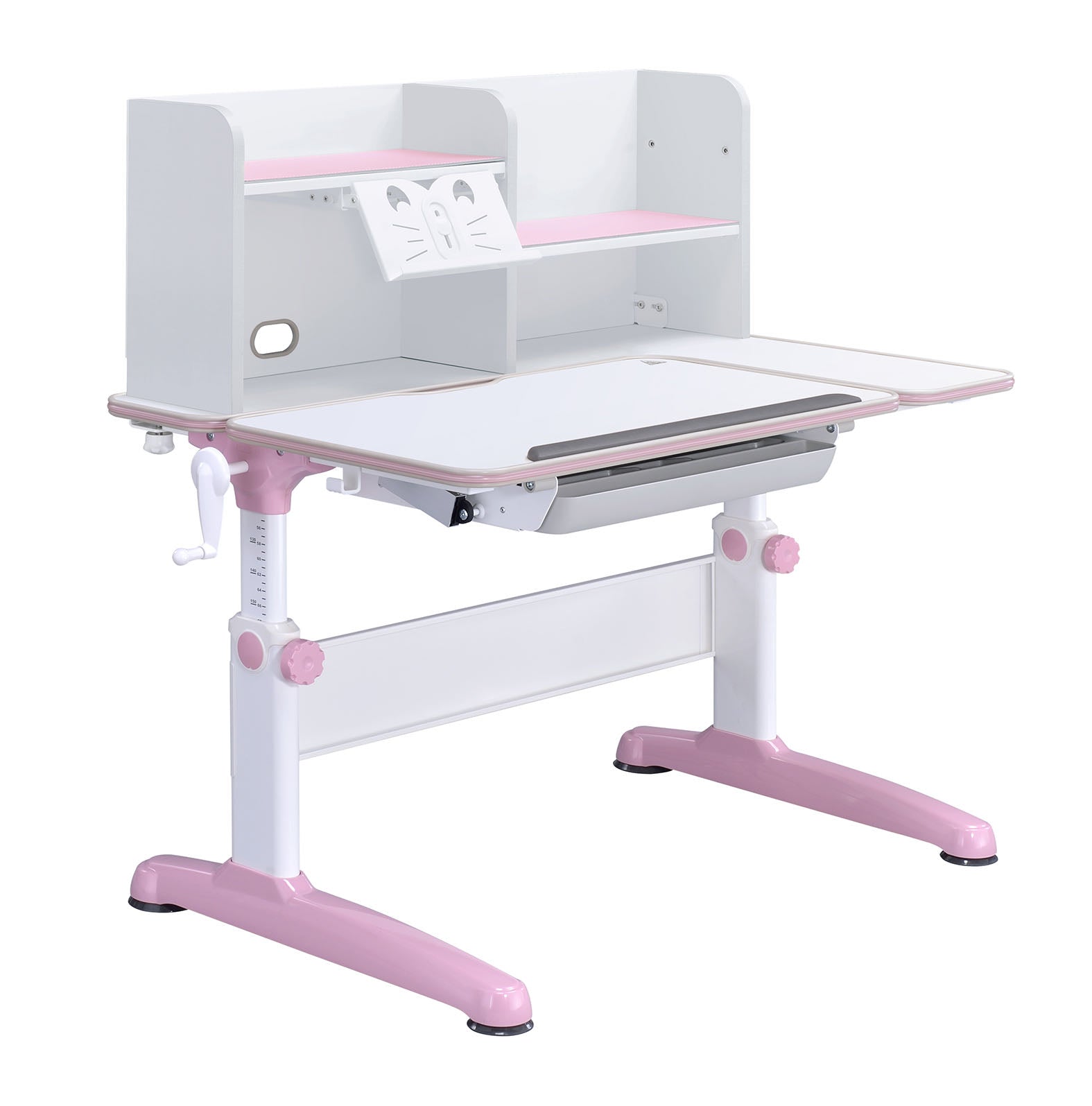 Childrens study desk pink -learning stations that are height-adjustable, tilt-adjustable, and grow with the child – simply ergonomic