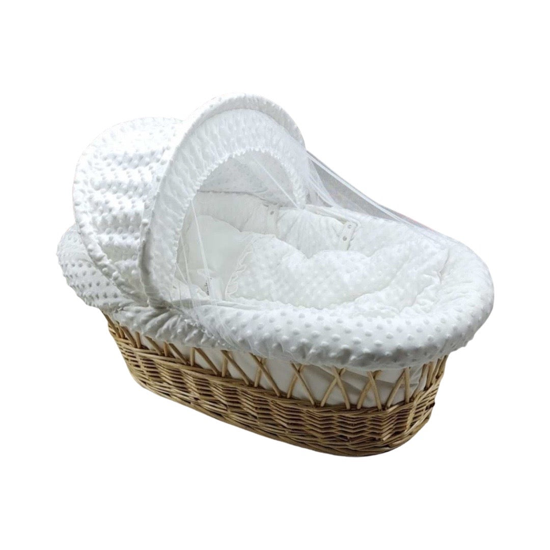 Palm moses basket&rocking stand with wheels
