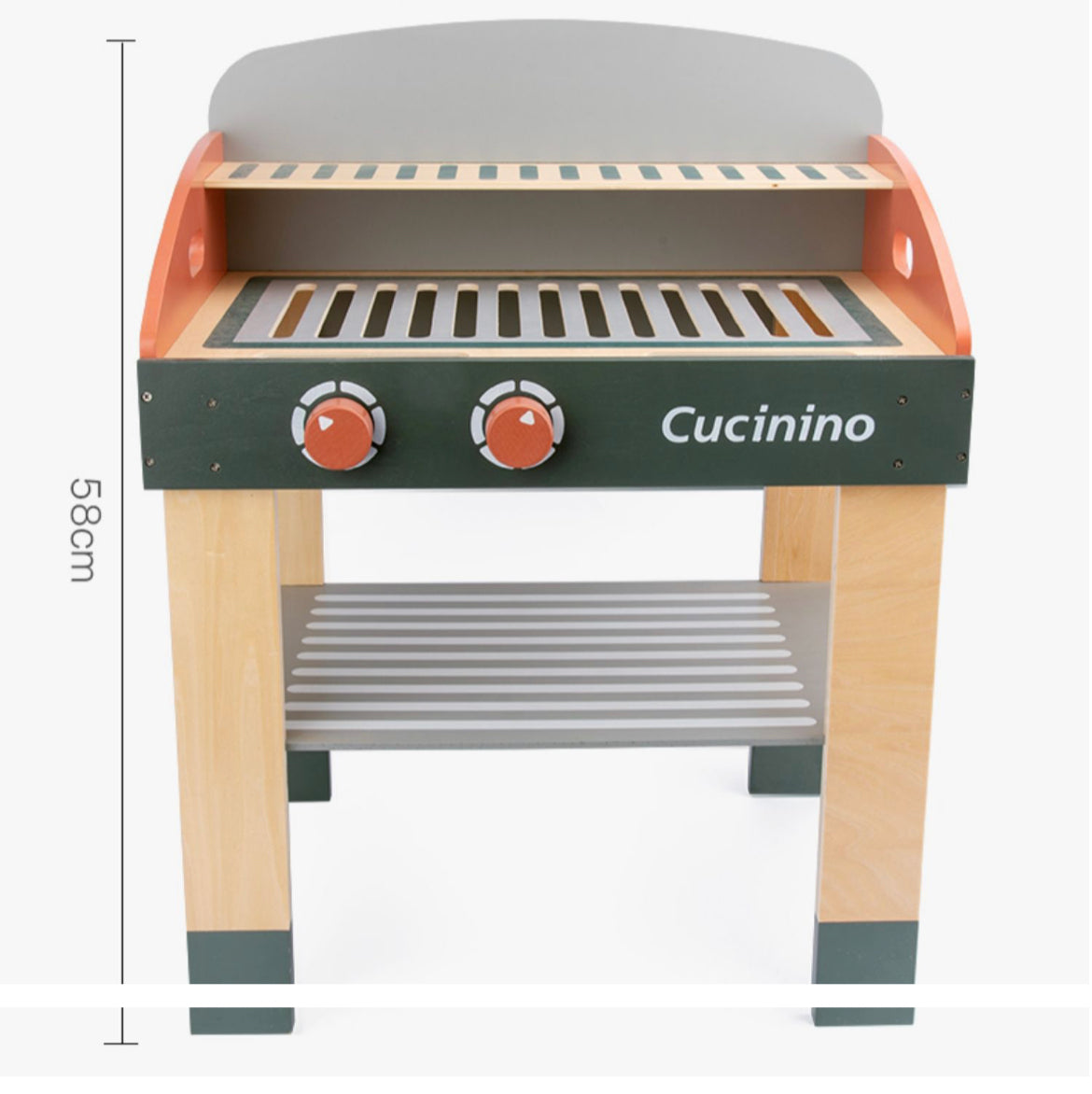 Cucinino Kitchen+Fridge+Barbeque+Shop Cart