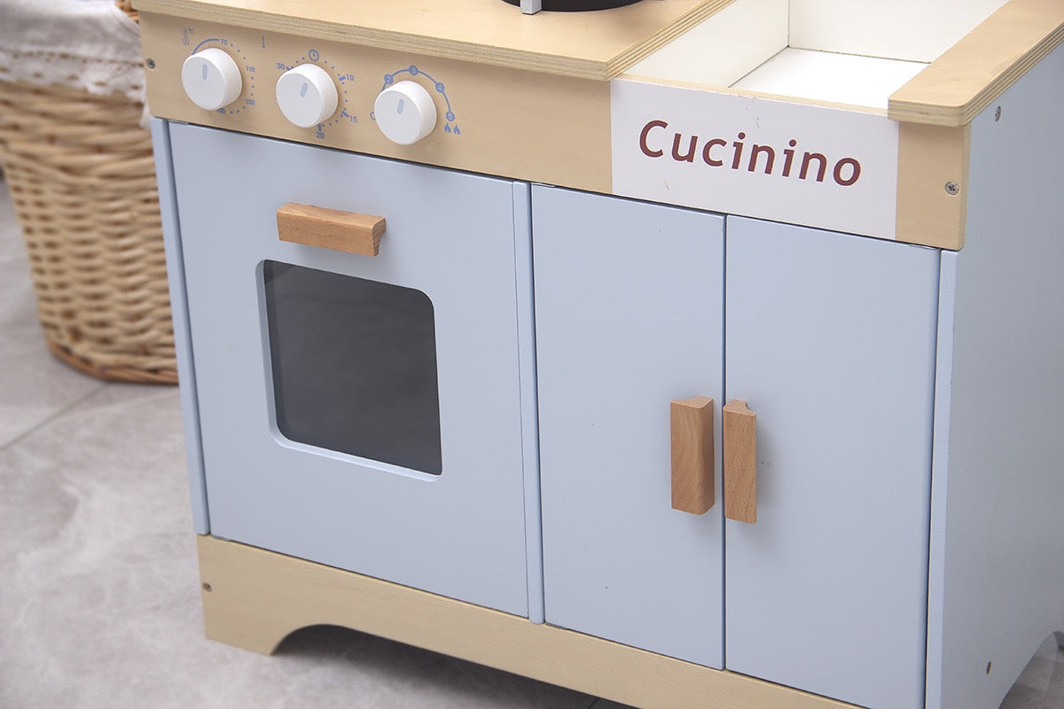 Cucinino Kitchen+Fridge+Barbeque+Shop Cart