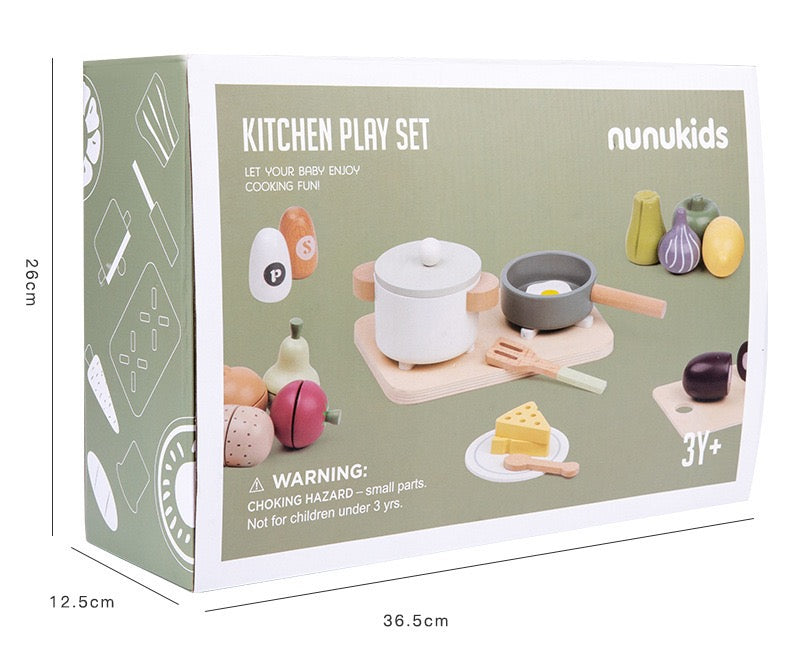 nunukids kitchen play set
