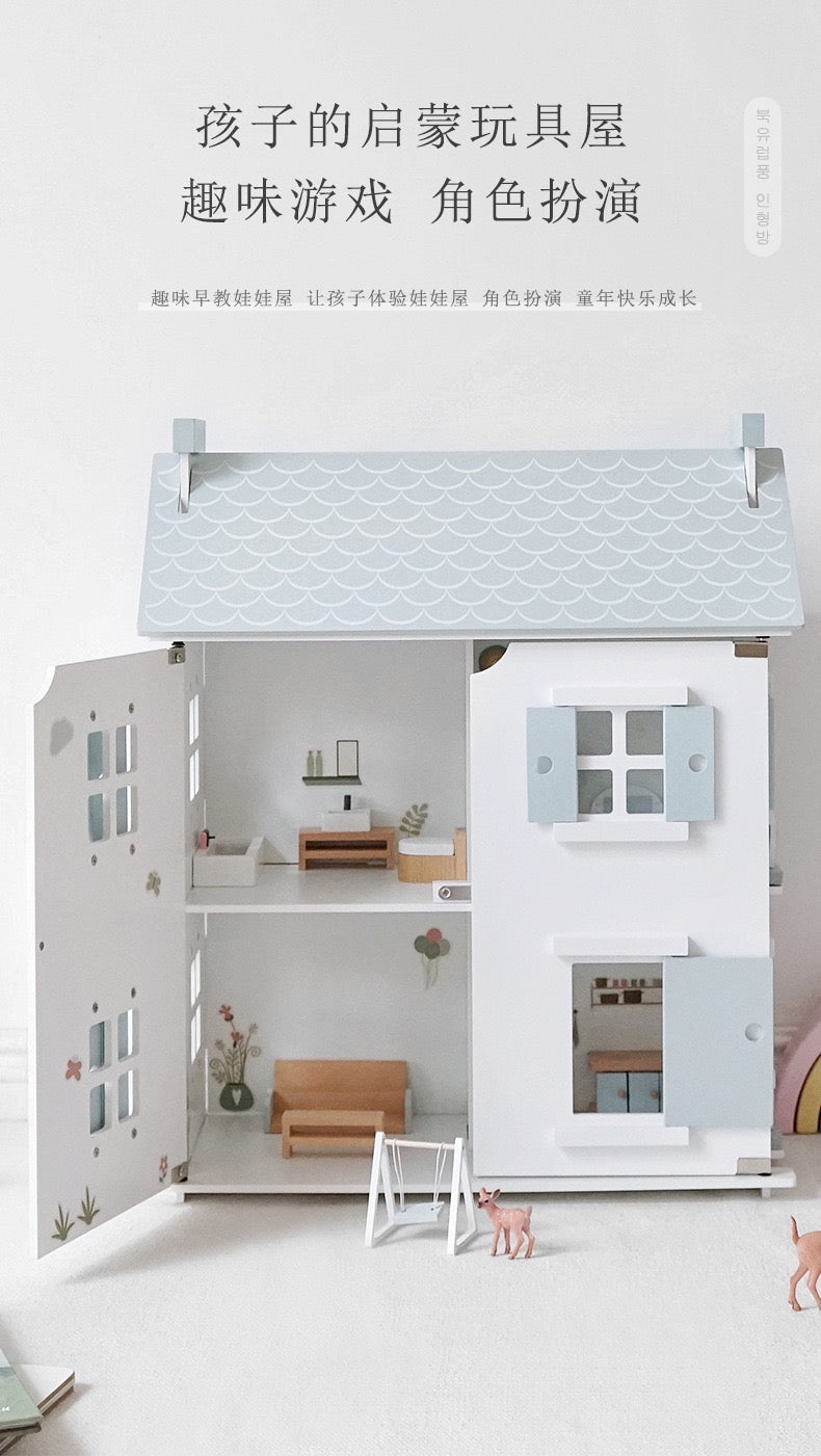 Wooden Doll house-white