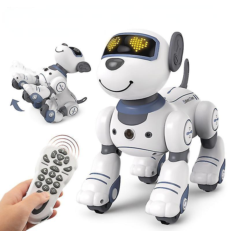 Wireless Intelligent Remote Control Robot Dog Electronic Dancing Pet Music Educationa