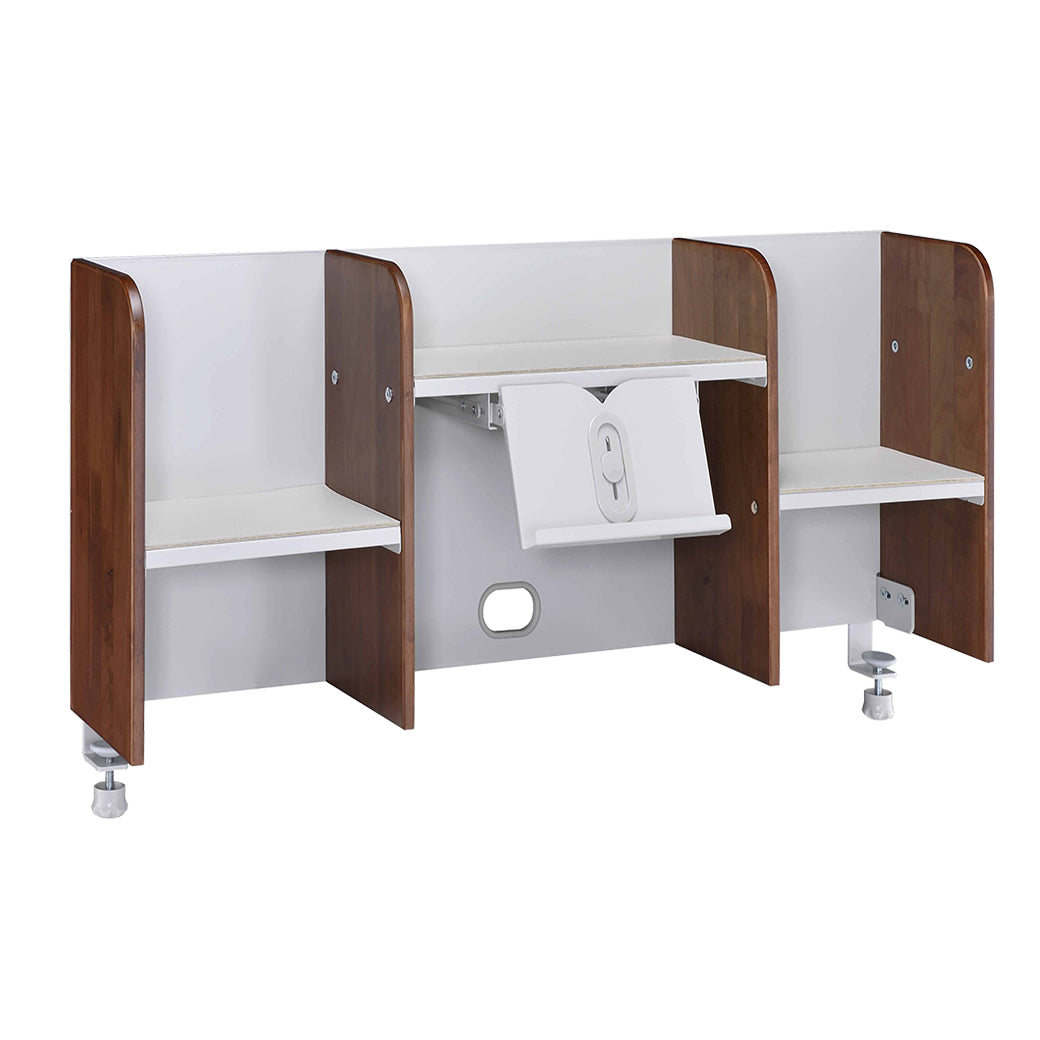 Solid Wood U-shaped Desk + Bookshelf SBR-603S