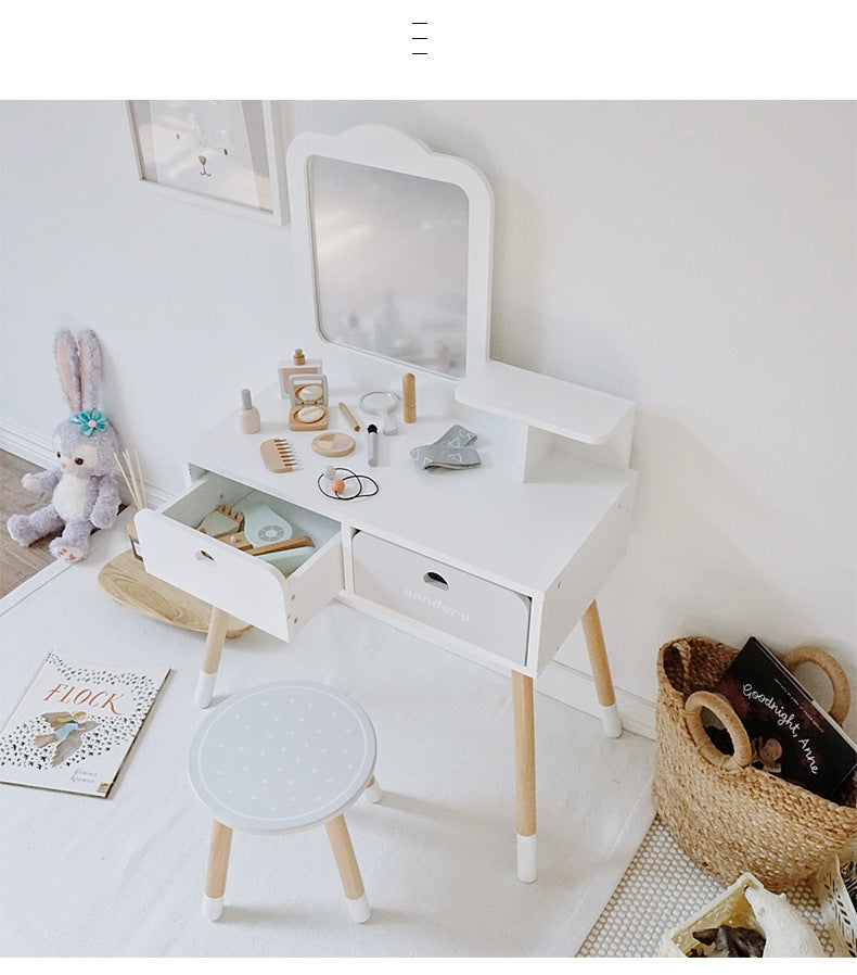 makeup desk+chair