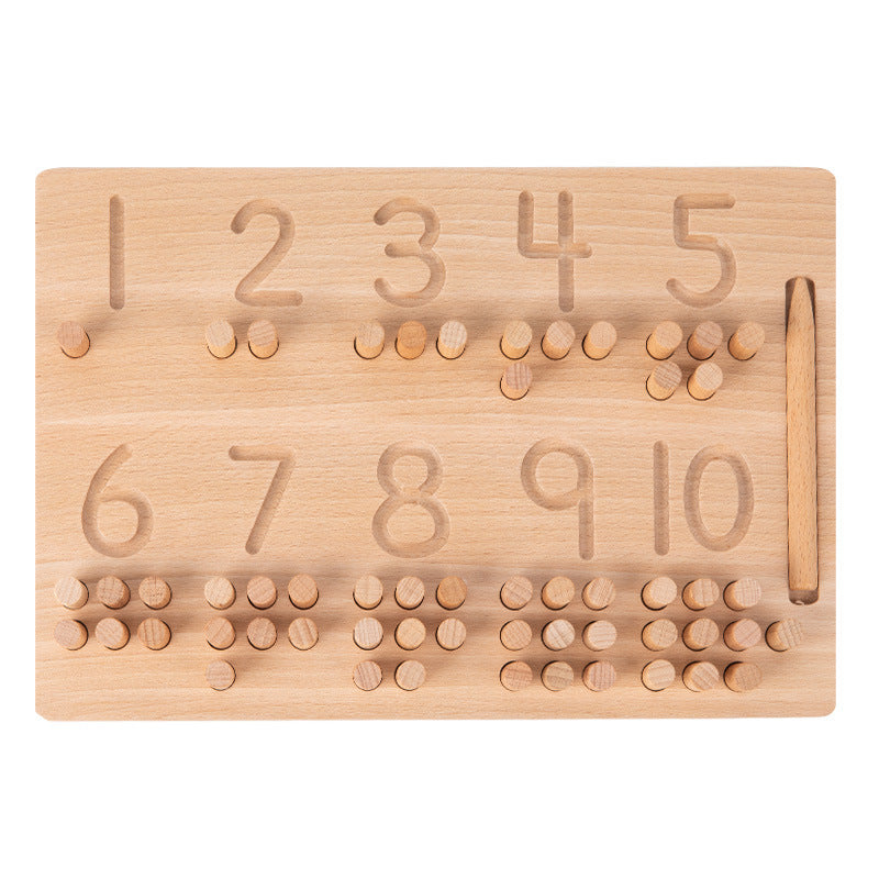 Wooden counting stick