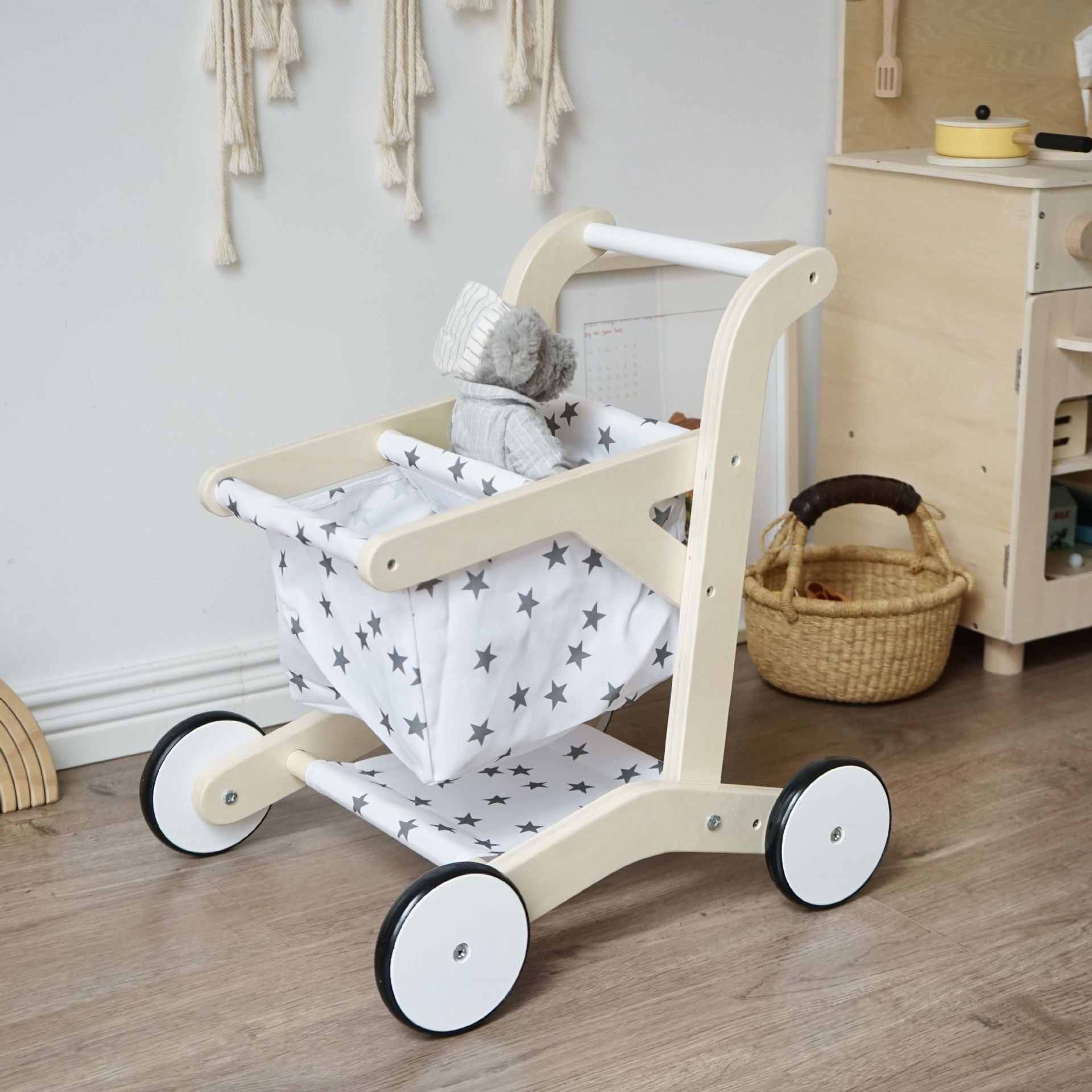 Shopping cart baby walker