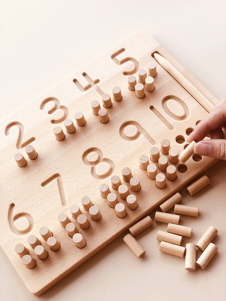 Wooden counting stick