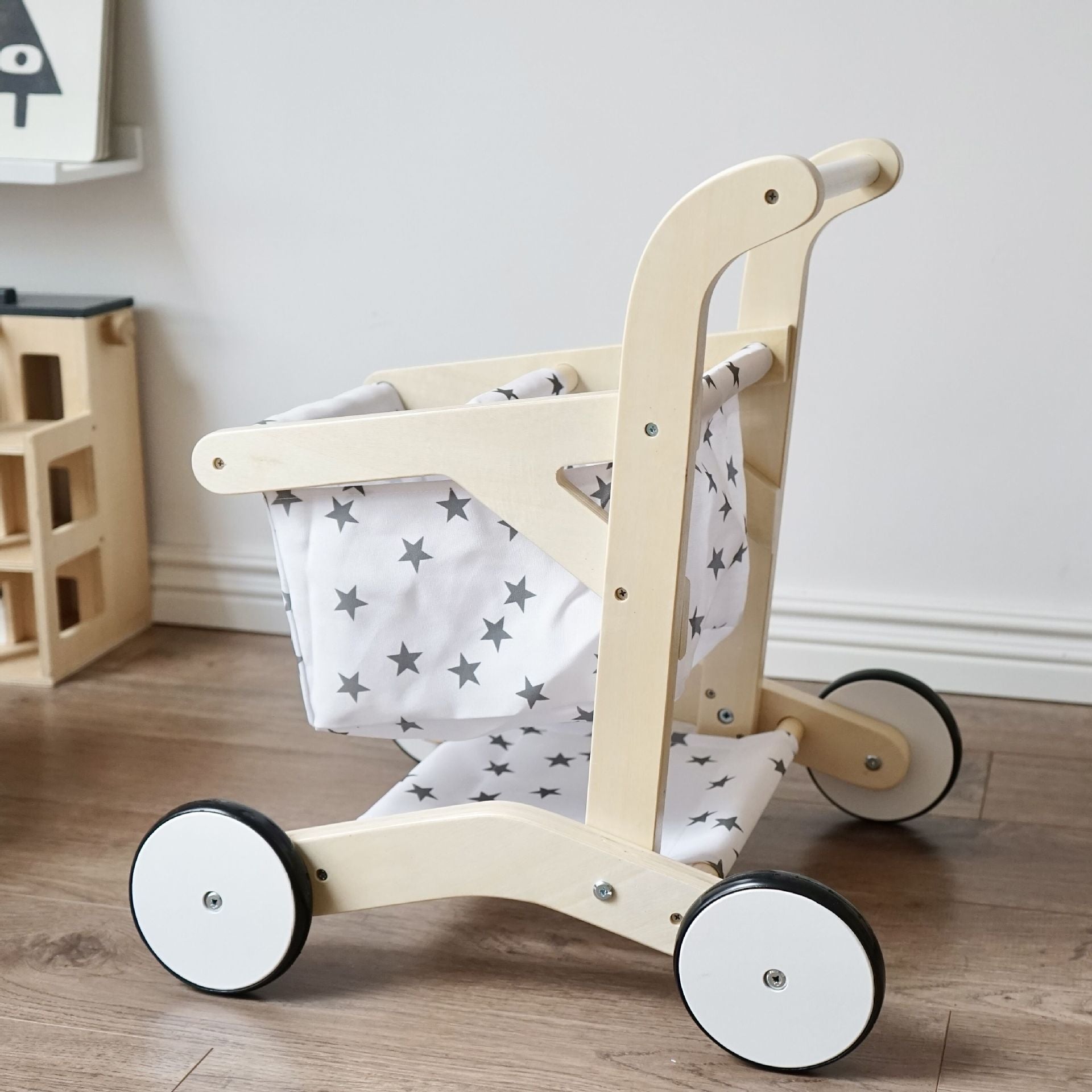 Shopping cart baby walker