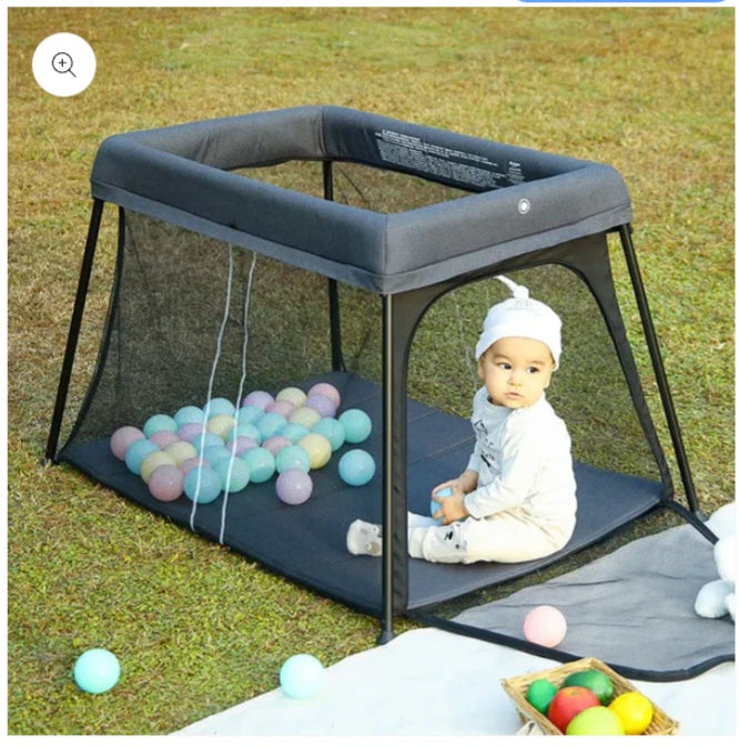 Foldable Playpen Bed Cot Travel