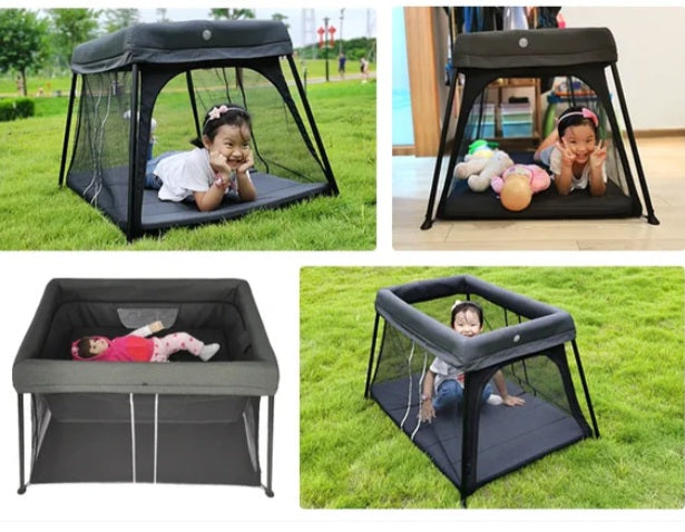 Foldable Playpen Bed Cot Travel