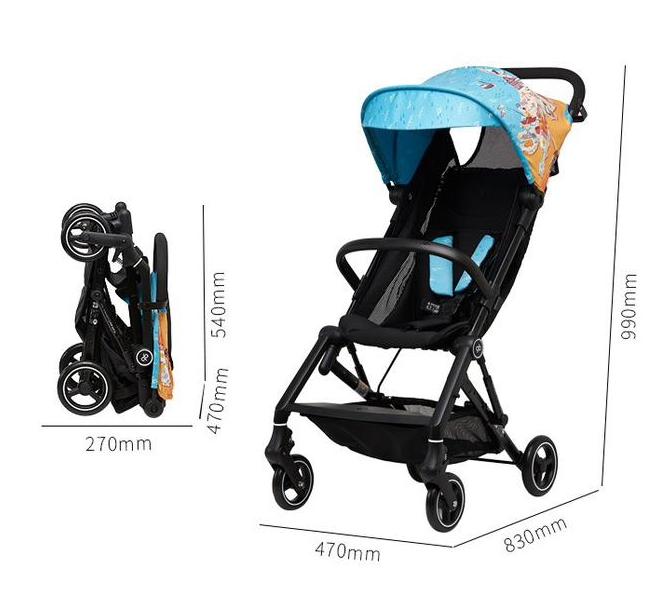 Kids Travelling strollers （Blue ，Orange， C blue）