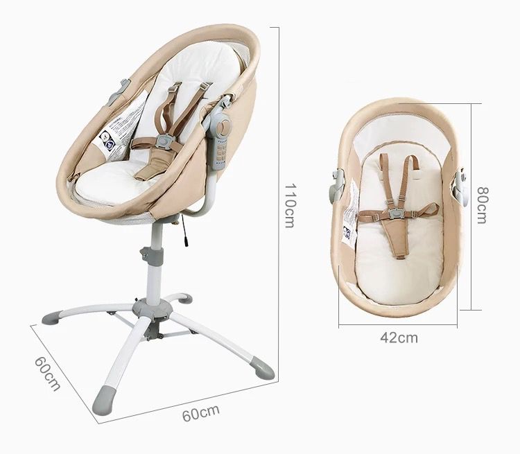 European-style 3 In 1 dining chair lift cradle lift baby crib