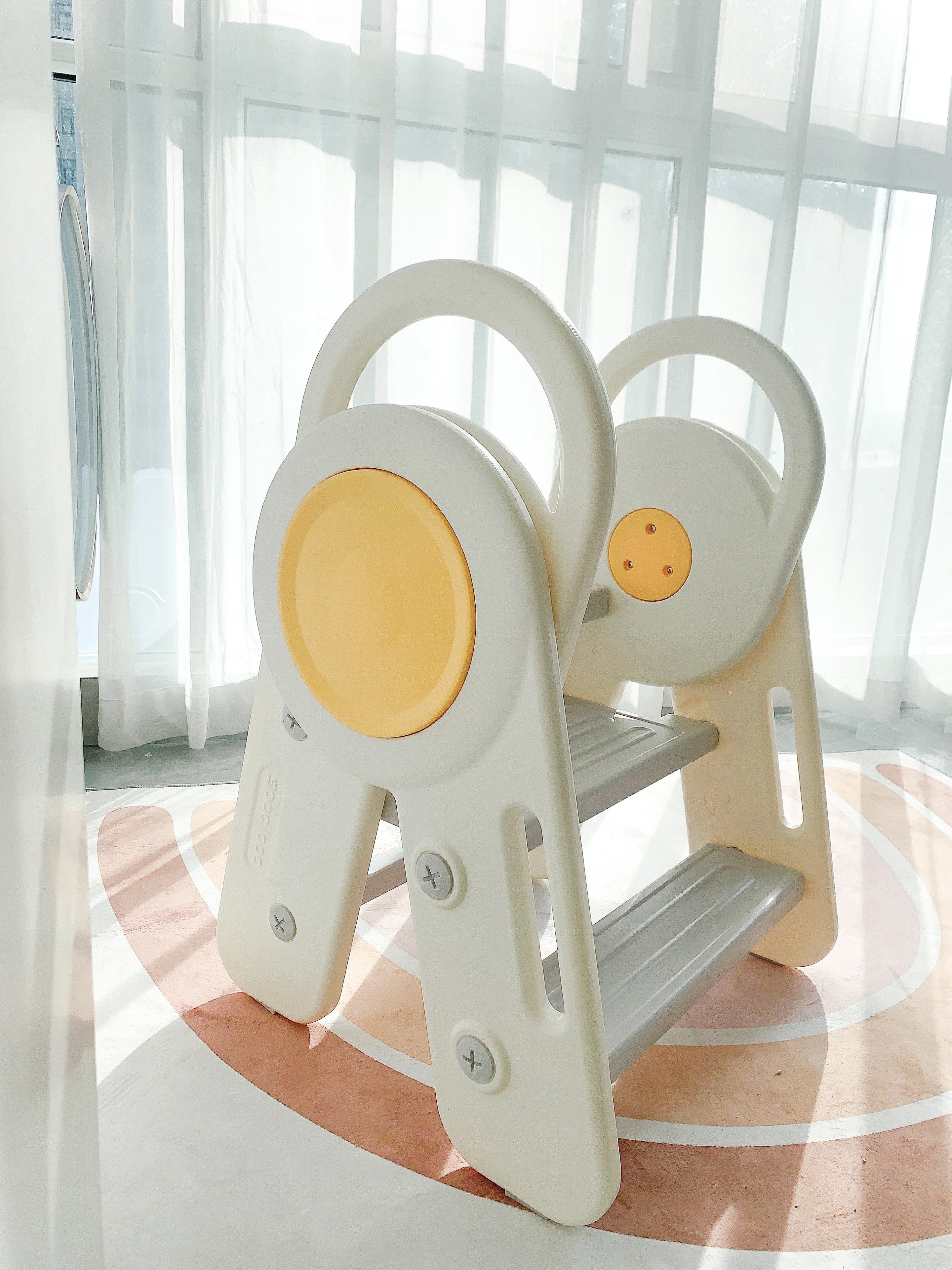 Kids Foldable 2 or 3 Steps Stool Ladder for Toilet Potty Training