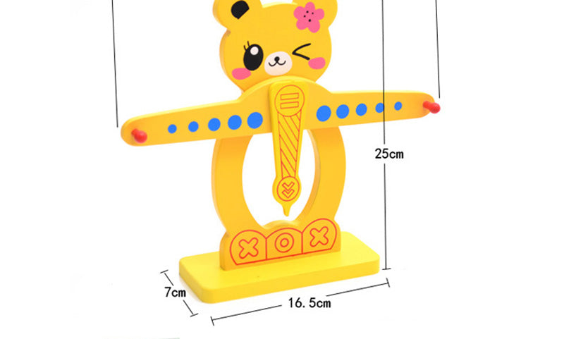Fruit Digital Balance Toys Montessori Teaching Balance Game Scale Number For Kids