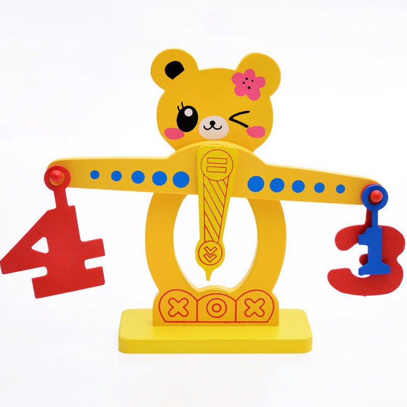 Fruit Digital Balance Toys Montessori Teaching Balance Game Scale Number For Kids